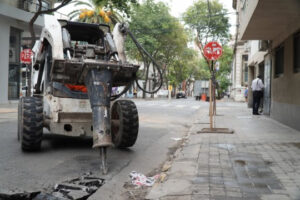 obras calles-laprida entre 27 de Febrero y bulevar Seguí-apurainfo