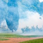 El municipio continúa con los operativos periódicos de fumigación en distintas zonas de la ciudad