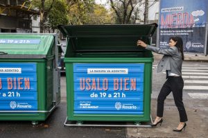 nuevos contenedores-centro-campaña de concientización-rosario-barusa-higiene urbana.-apurainfo
