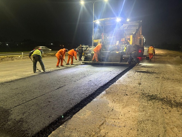 construcción-tercer carril-autopista rosario santa fe-trabajos nocturnos-apurainfo