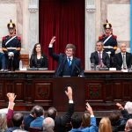 Con un discurso marcado por las críticas al kirchnerismo, Milei prometió impulsar 90 reformas estructurales