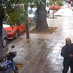 Ladrón terminó suplicando por su vida tras recibir un tiro al asaltar a un repartidor de dólares