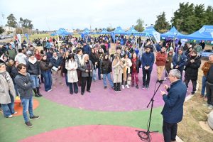 javkin-inauguración-plazas en zona norte-nuevo alberdi-apurainfo