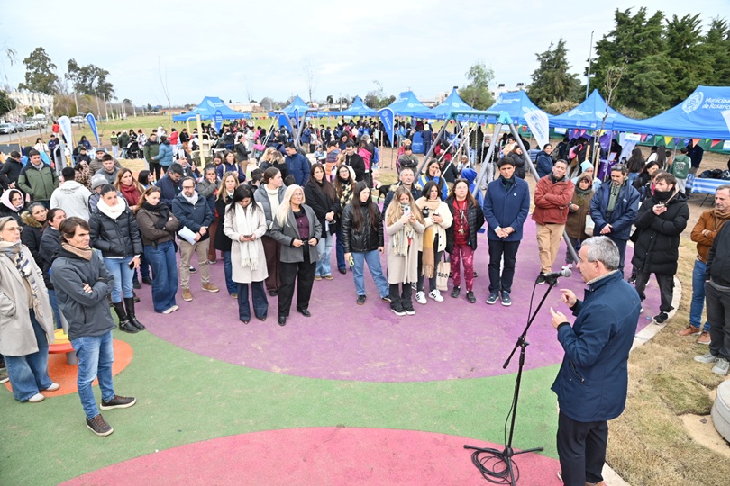 javkin-inauguración-plazas en zona norte-nuevo alberdi-apurainfo