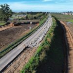 Avanza la reconstrucción de la Ruta 21, el corredor clave para el ingreso de camiones a Cargill