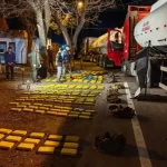 Encuentran casi 400 kilos de cocaína ocultos en camiones cisterna