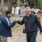 Javkin supervisó el avance de obras en Empalme Graneros