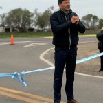 Pullaro inauguró la repavimentación de la Ruta 90 y entregó viviendas en el sur provincial