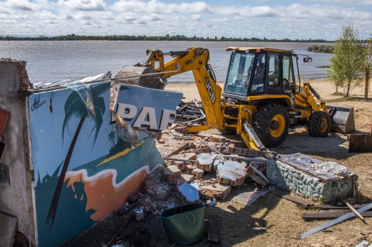 Transformación de Costa Norte-demolición bar paradiso-apurainfo
