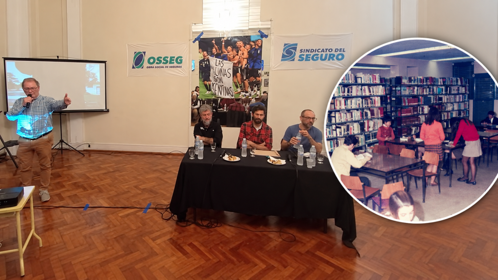 biblioteca leopoldo merechal-rosario-charla biblioteca la vigil-sindicato del seguro-apurainfo