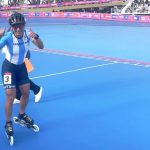 Rosario volvió a subir al podio: Naiara Sagasti, bronce en patinaje de velocidad en los Juegos Suramericanos
