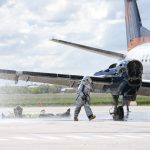 Simulacro de emergencia en el Aeropuerto de Rosario: pusieron a prueba los protocolos de seguridad