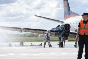 Simulacro de emergencia en el Aeropuerto de Rosario-apurainfo