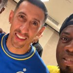 El particular encuentro de Benín con Di María y el plantel de Rosario Central