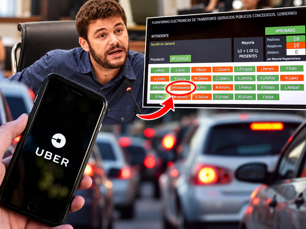 juan monteverde-ciudad futura-votación en contra-uber y didi-concejo rosario-apurainfo